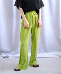 ＡＮＤＪ | 【ANDJ MADE】プリーツカットオフセミフレアパンツ(その他パンツ)