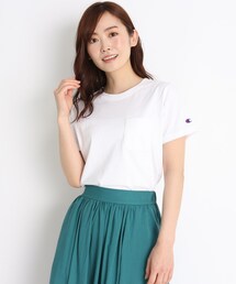 Champion コットン(綿)ポケットTシャツ