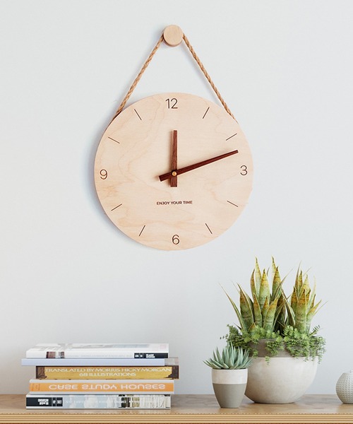 FL import collection（エフエルインポートコレクション）の「【壁掛け】木製ナチュラルクロック（掛け時計・レディース・その他1/その他2/その他3/その他4/その他5/その他6・FREE）」の3枚目の写真