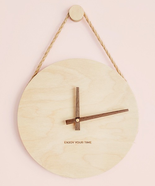 FL import collection（エフエルインポートコレクション）の「【壁掛け】木製ナチュラルクロック（掛け時計・レディース・その他1/その他2/その他3/その他4/その他5/その他6・FREE）」の6枚目の写真