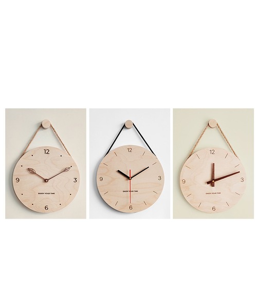 FL import collection（エフエルインポートコレクション）の「【壁掛け】木製ナチュラルクロック（掛け時計・レディース・その他1/その他2/その他3/その他4/その他5/その他6・FREE）」の13枚目の写真