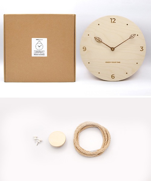 FL import collection（エフエルインポートコレクション）の「【壁掛け】木製ナチュラルクロック（掛け時計・レディース・その他1/その他2/その他3/その他4/その他5/その他6・FREE）」の17枚目の写真