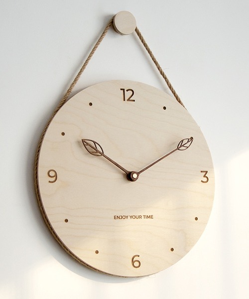 FL import collection（エフエルインポートコレクション）の「【壁掛け】木製ナチュラルクロック（掛け時計・レディース・その他1/その他2/その他3/その他4/その他5/その他6・FREE）」の9枚目の写真