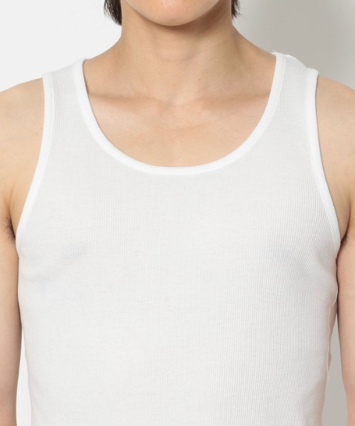 qwerty（クワーティ）の「QWERTY (クワーティ)TANK TOP/タンクトップ（タンクトップ・メンズ・ホワイト/ブラック・MEDIUM/LARGE）」の5枚目の写真