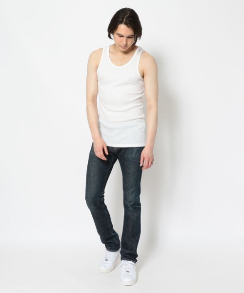 qwerty（クワーティ）の「QWERTY (クワーティ)TANK TOP/タンクトップ（タンクトップ・メンズ・ホワイト/ブラック・MEDIUM/LARGE）」の9枚目の写真