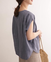 URBAN RESEARCH DOORS | リネンタックプルオーバーブラウス(シャツ/ブラウス)