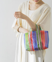 URBAN RESEARCH | ストライプメッシュバッグ S(ハンドバッグ)