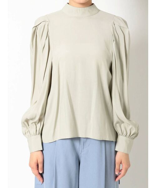 MERCURYDUO（マーキュリーデュオ）の「2WAYパワショルリボンブラウス（シャツ/ブラウス・レディース・ベージュ/オフホワイト/ミント・FREE）」の12枚目の写真