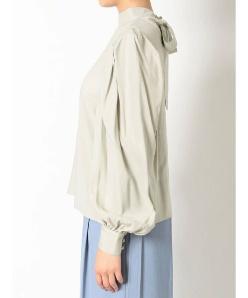 MERCURYDUO（マーキュリーデュオ）の「2WAYパワショルリボンブラウス（シャツ/ブラウス・レディース・ベージュ/オフホワイト/ミント・FREE）」の7枚目の写真