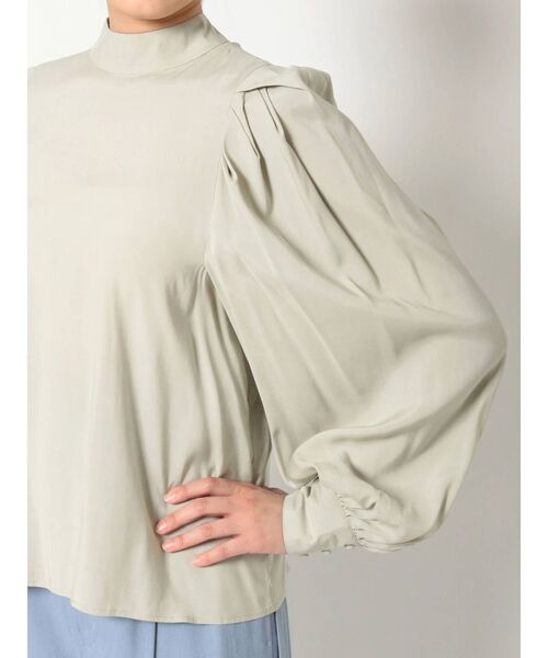 MERCURYDUO（マーキュリーデュオ）の「2WAYパワショルリボンブラウス（シャツ/ブラウス・レディース・ベージュ/オフホワイト/ミント・FREE）」の16枚目の写真