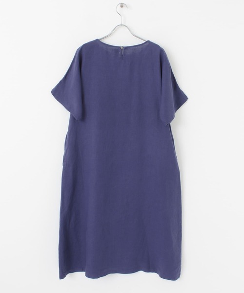 URBAN RESEARCH DOORS(アーバンリサーチドアーズ)の「リネンミディワンピース(ワンピース・レディース・ベージュ/ネイビー/オレンジ/ロイヤルブルー・ONE)」の16枚目の写真