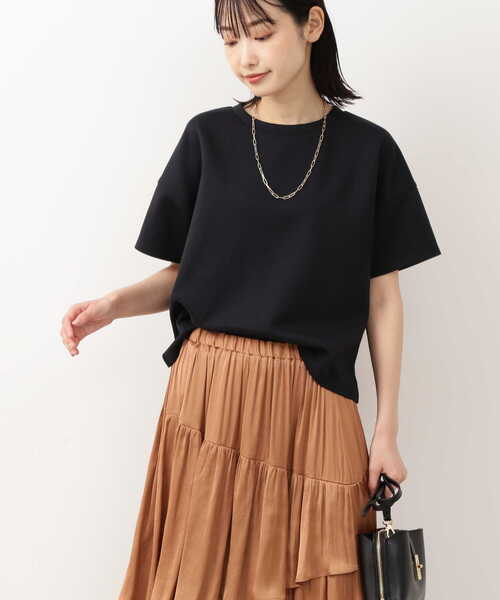 NATURAL BEAUTY BASIC(ナチュラルビューティーベーシック)の「ダンボールフォルムトップス/0171260871(Tシャツ/カットソー・レディース・ブラック/ベージュ/ブラウン/オフホワイト・MEDIUM)」の21枚目の写真