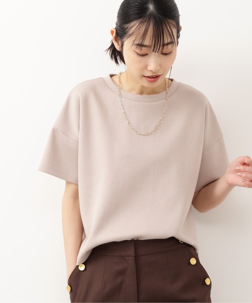 NATURAL BEAUTY BASIC(ナチュラルビューティーベーシック)の「ダンボールフォルムトップス/0171260871(Tシャツ/カットソー・レディース・ブラック/ベージュ/ブラウン/オフホワイト・MEDIUM)」の17枚目の写真