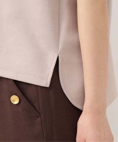NATURAL BEAUTY BASIC(ナチュラルビューティーベーシック)の「ダンボールフォルムトップス/0171260871(Tシャツ/カットソー・レディース・ブラック/ベージュ/ブラウン/オフホワイト・MEDIUM)」の8枚目の写真