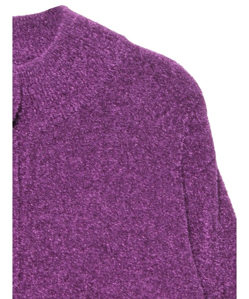 PAMEO POSE(パメオポーズ)の「Fluffy Cloud Top(ニット/セーター・レディース・ホワイト/ブラック/パープル・FREE)」の4枚目の写真