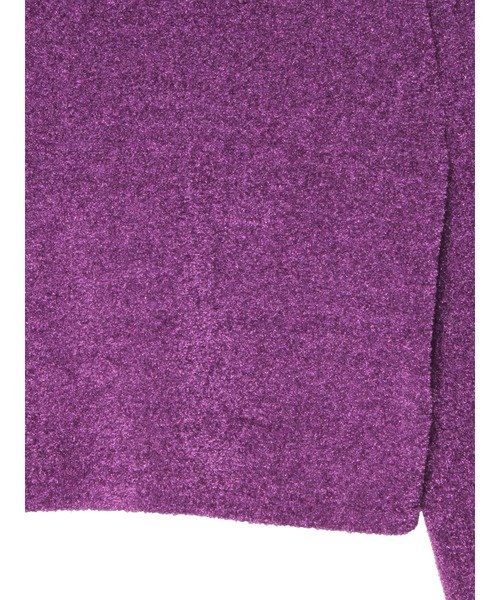 PAMEO POSE(パメオポーズ)の「Fluffy Cloud Top(ニット/セーター・レディース・ホワイト/ブラック/パープル・FREE)」の5枚目の写真