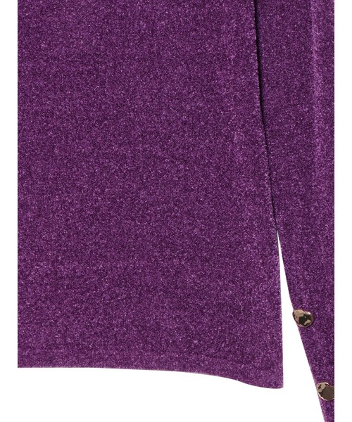 PAMEO POSE(パメオポーズ)の「Fluffy Cloud Top(ニット/セーター・レディース・ホワイト/ブラック/パープル・FREE)」の14枚目の写真