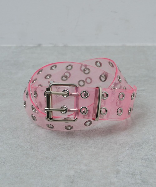 WEGO(ウィゴー)の「WEGO/ダブルハトメベルト(ベルト・レディース・その他1/ブラック/ベージュ/オフホワイト/ブラック系その他/グリーン/その他2/その他3・FREE)」の7枚目の写真