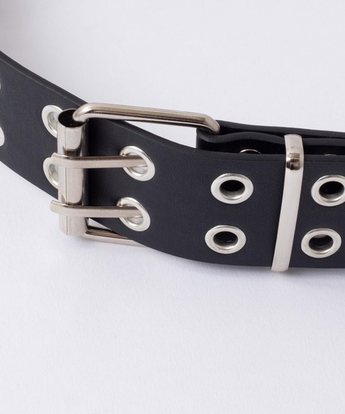 WEGO(ウィゴー)の「WEGO/ダブルハトメベルト(ベルト・レディース・その他1/ブラック/ベージュ/オフホワイト/ブラック系その他/グリーン/その他2/その他3・FREE)」の12枚目の写真