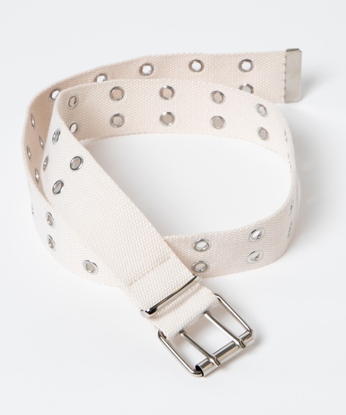 WEGO(ウィゴー)の「WEGO/ダブルハトメベルト(ベルト・レディース・その他1/ブラック/ベージュ/オフホワイト/ブラック系その他/グリーン/その他2/その他3・FREE)」の21枚目の写真