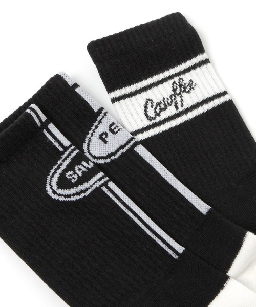 niko and...（ニコアンド）の「[Fishs Eddy(フィッシュエディ)]Brooklyneseウィメンズソックス2Pセット（ソックス/靴下・レディース・ブラック/ホワイト・FREE）」の6枚目の写真
