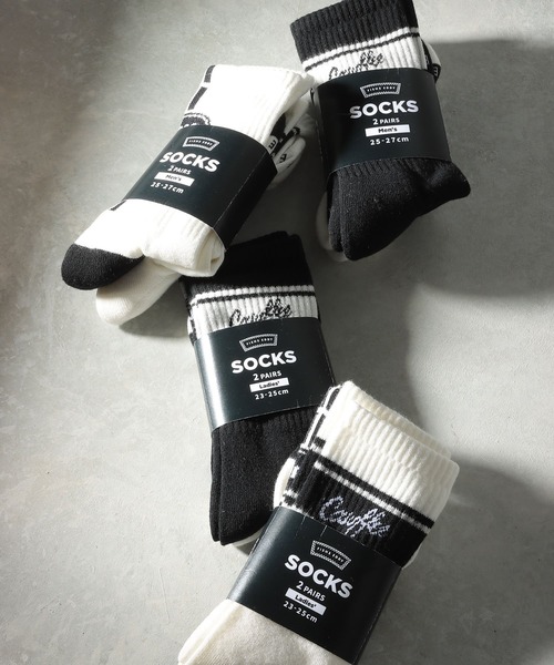 niko and...（ニコアンド）の「[Fishs Eddy(フィッシュエディ)]Brooklyneseウィメンズソックス2Pセット（ソックス/靴下・レディース・ブラック/ホワイト・FREE）」の13枚目の写真