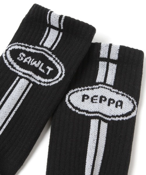 niko and...（ニコアンド）の「[Fishs Eddy(フィッシュエディ)]Brooklyneseウィメンズソックス2Pセット（ソックス/靴下・レディース・ブラック/ホワイト・FREE）」の4枚目の写真