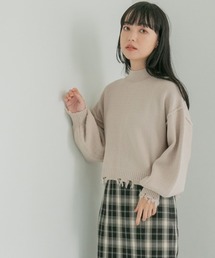 LOWRYS FARM | クラッシュクロップドプルオーバーＬＳ　219586(ニット/セーター)