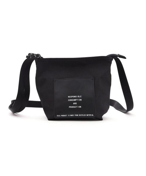 COOCO（クーコ）の「リサイクルＰＥＴ２ＷＡＹミニショルダーバッグ（ショルダーバッグ・レディース・キャメル/ブラック/ベージュ・9）」の7枚目の写真