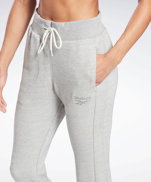 Reebok(リーボック)の「テクスチャード パンツ / Textured Pants(スウェットパンツ・レディース・ブラック/ヘザーグレー・SMALL/X-SMALL/MEDIUM/LARGE/X-LARGE/XX-LARGE)」の8枚目の写真