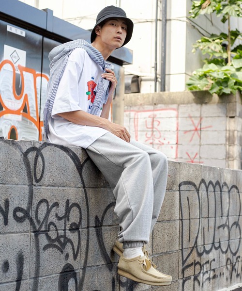 Paragraph(パラグラフ)の「WEGO/ParagraphハッピーロゴビッグTシャツ(Tシャツ/カットソー・メンズ・ブラック/ホワイト/オートミール・FREE)」の14枚目の写真