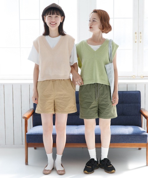 mikke(ミッケ)の「キルティングショートパンツ(その他パンツ・レディース・ベージュ/カーキ・FREE)」の17枚目の写真