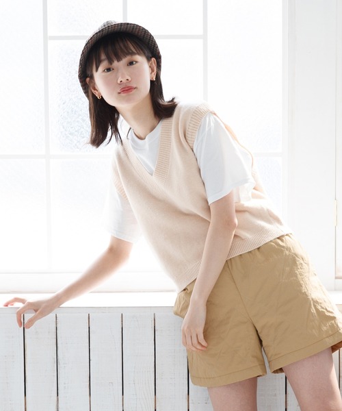 mikke(ミッケ)の「キルティングショートパンツ(その他パンツ・レディース・ベージュ/カーキ・FREE)」の16枚目の写真