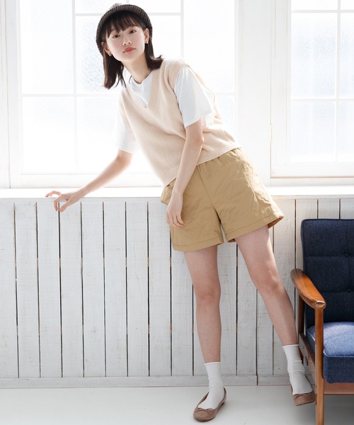 mikke(ミッケ)の「キルティングショートパンツ(その他パンツ・レディース・ベージュ/カーキ・FREE)」の21枚目の写真