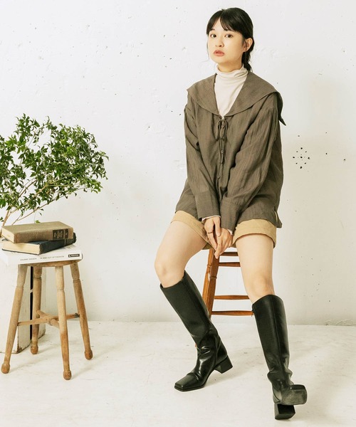 mikke(ミッケ)の「キルティングショートパンツ(その他パンツ・レディース・ベージュ/カーキ・FREE)」の18枚目の写真