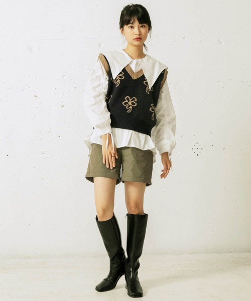 mikke(ミッケ)の「キルティングショートパンツ(その他パンツ・レディース・ベージュ/カーキ・FREE)」の15枚目の写真