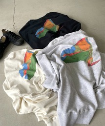 CANAL JEAN | via j(ヴィアジェイ) "NY MAP"裏毛トレーナー(スウェット)