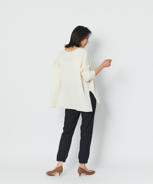 RIVE DROITE(リヴドロワ)の「上質な大人カジュアルが叶う ドロストジョガーパンツ(その他パンツ・レディース・ベージュ/ボルドー/ブラック・36/38)」の9枚目の写真