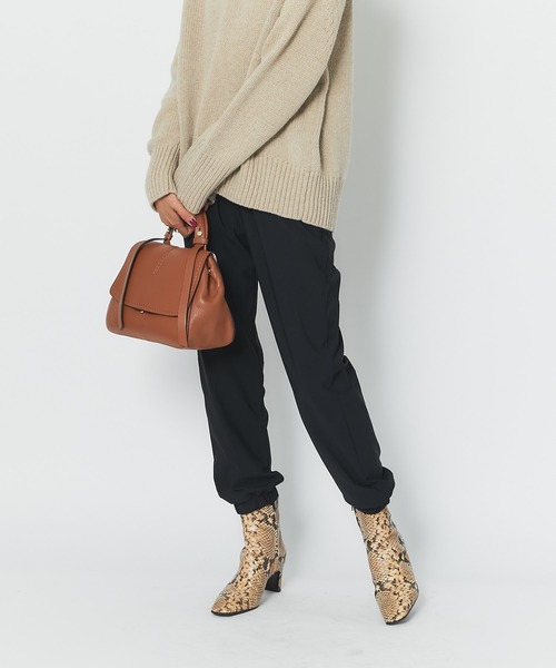 RIVE DROITE(リヴドロワ)の「上質な大人カジュアルが叶う ドロストジョガーパンツ(その他パンツ・レディース・ベージュ/ボルドー/ブラック・36/38)」の15枚目の写真