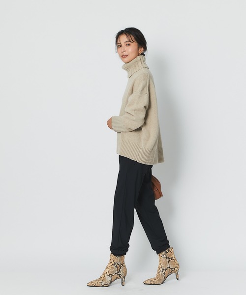 RIVE DROITE(リヴドロワ)の「上質な大人カジュアルが叶う ドロストジョガーパンツ(その他パンツ・レディース・ベージュ/ボルドー/ブラック・36/38)」の21枚目の写真