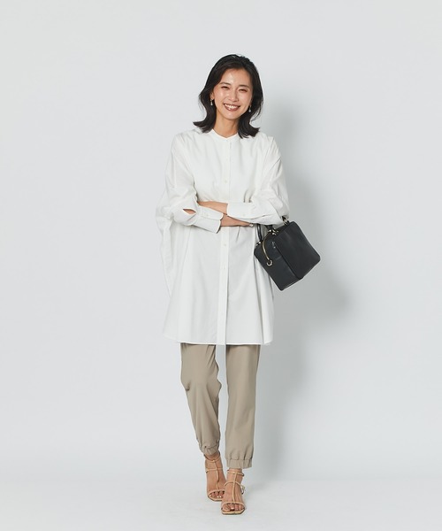 RIVE DROITE(リヴドロワ)の「上質な大人カジュアルが叶う ドロストジョガーパンツ(その他パンツ・レディース・ベージュ/ボルドー/ブラック・36/38)」の6枚目の写真