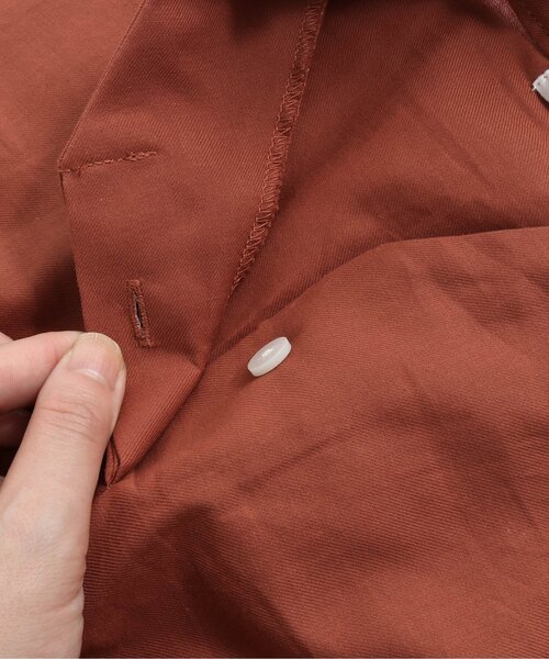 BREEZE（ブリーズ）の「袖刺繍ブラウス（シャツ/ブラウス・キッズ・ブラウン/オフホワイト・150/90/100/130/140/110/120）」の6枚目の写真