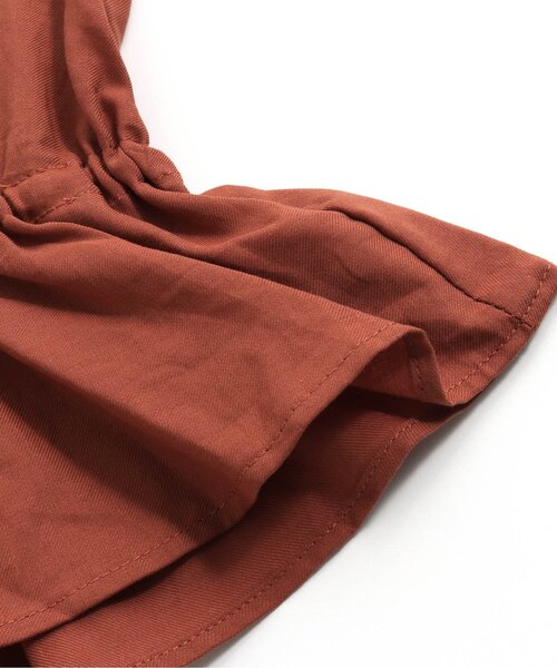 BREEZE（ブリーズ）の「袖刺繍ブラウス（シャツ/ブラウス・キッズ・ブラウン/オフホワイト・150/90/100/130/140/110/120）」の11枚目の写真