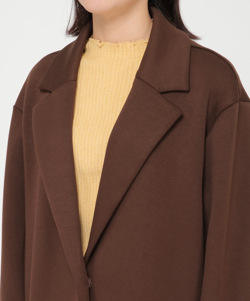 LBC(エルビーシー)の「ダンボールロングコート(ブルゾン・レディース・ブラック/ブラウン・M/L)」の7枚目の写真