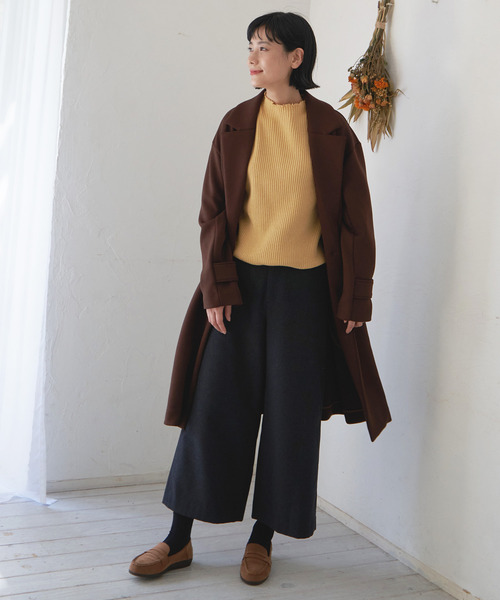 LBC(エルビーシー)の「ダンボールロングコート(ブルゾン・レディース・ブラック/ブラウン・M/L)」の10枚目の写真