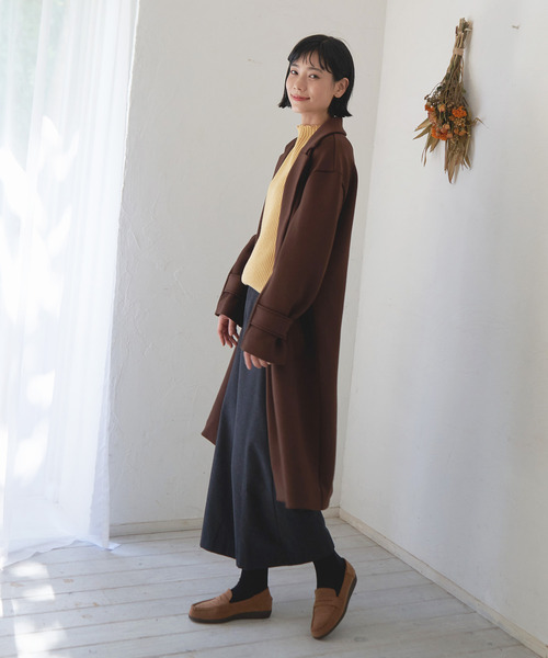 LBC(エルビーシー)の「ダンボールロングコート(ブルゾン・レディース・ブラック/ブラウン・M/L)」の16枚目の写真