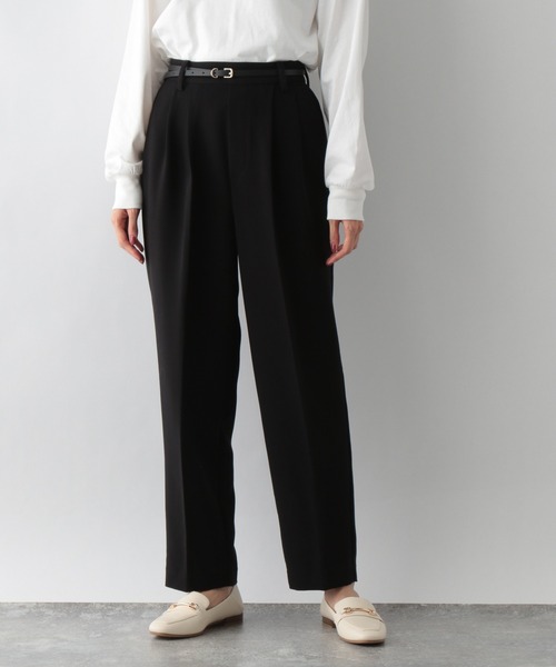 セール】タックワイドイージーパンツ/217094（スラックス）｜GLOBAL