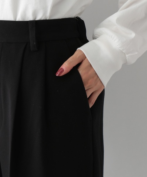 セール】タックワイドイージーパンツ/217094（スラックス）｜GLOBAL