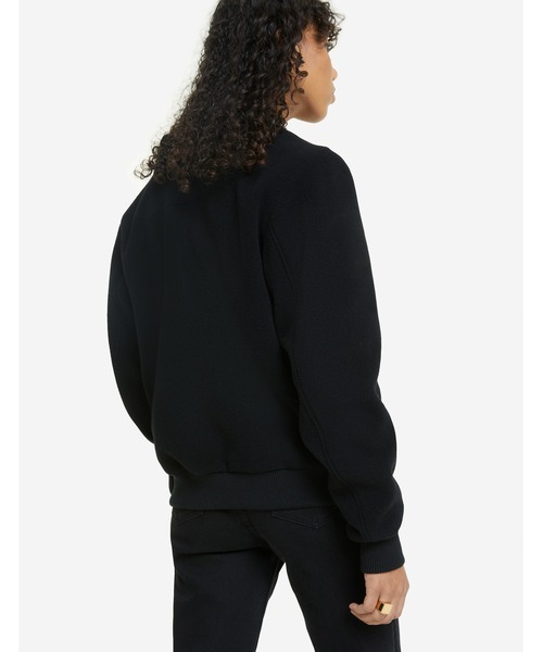 Maison Kitsune（メゾンキツネ）の「CLASSIC TEDDY（ブルゾン・メンズ・ブラック/ダークグリーン・S/M/L/XS/XXS）」の7枚目の写真