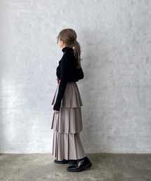 ur,Melty | 3段プリーツスカート(スカート)